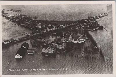 OOLTGENSPLAAT - Nationale ramp in Nederland 1 Februari 1953