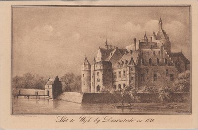 WIJK BIJ DUURSTEDE - Slot te Wijk bij Duurstede in 1640
