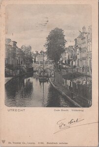 UTRECHT - Oude Gracht. Volderbrug