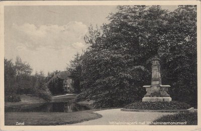 ZEIST - Wilhelminapark met Wilhelminamonument