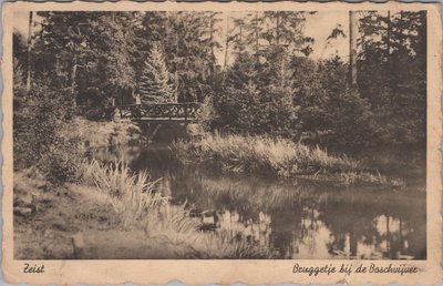 ZEIST - Bruggetje bij de Boschvijver