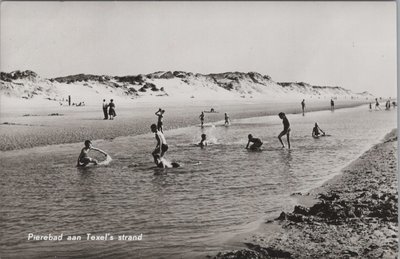 TEXEL - Pierrebad aan Texel's strand