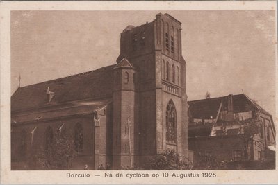 BORCULO - Na de cycloon op 10 Augustus 1925