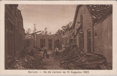 BORCULO - Na de cycloon op 10 Augustus 1925