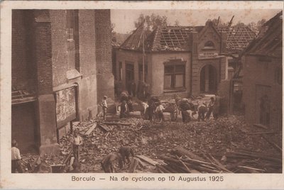 BORCULO - Na de cycloon op 10 Augustus 1925