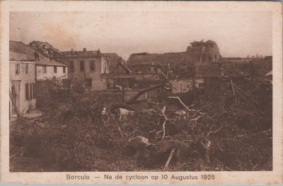 BORCULO - Na de cycloon op 10 Augustus 1925