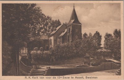 ASSELT - R. K Kerk van voor de 13e Eeuw te Asselt, Swalmen