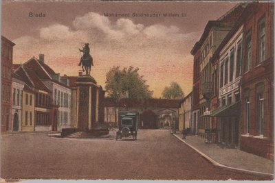 BREDA - Monument Stadhouder Willem III