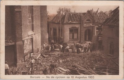 BORCULO - Na de Cycloon op 10 Augustus 1925
