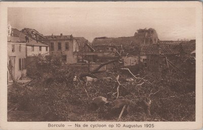 BORCULO - Na de Cycloon op 10 Augustus 1925