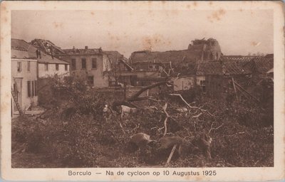 BORCULO - Na de Cycloon op 10 Augustus 1925