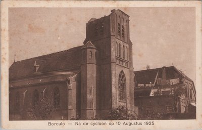 BORCULO - Na de Cycloon op 10 Augustus 1925