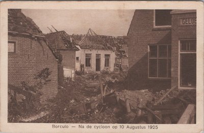 BORCULO - Na de Cycloon op 10 Augustus 1925