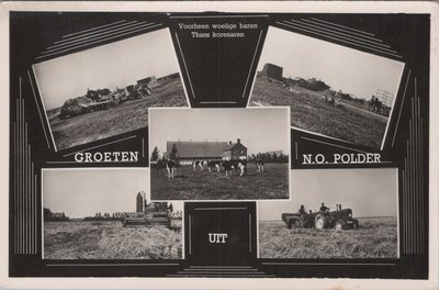 N. O. POLDER - Meerluik Groeten uit N. O. Polder