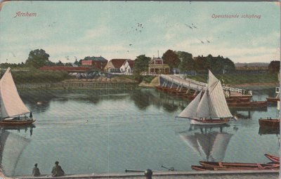 ARNHEM - Openstaande Schipbrug