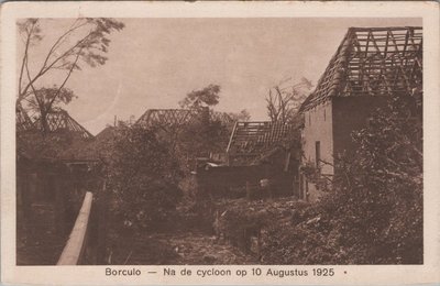 BORCULO - Na de Cycloon op 10 Augustus 1925