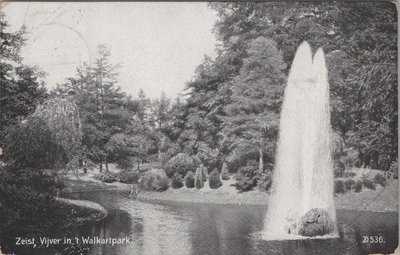 ZEIST - Vijver in 't Walkartpark