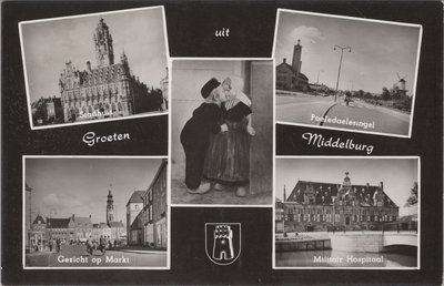 MIDDELBURG - Meerluik Groeten uit Middelburg