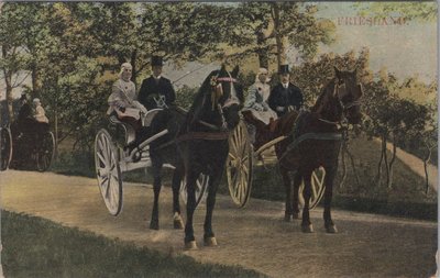 FRIESLAND - Paarden en wagens