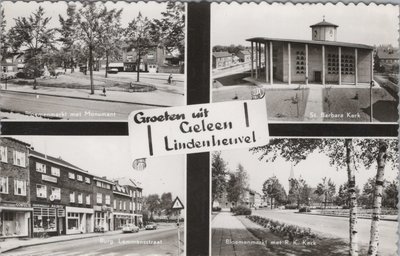 GELEEN - Meerluik Groeten uit Geleen Lindenheuvel