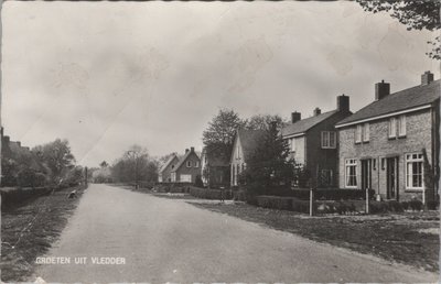 VLEDDER - Straatgezicht, groeten uit Vledder