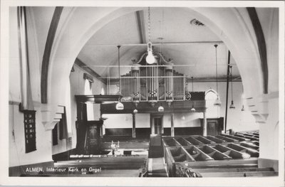 ALMEN - Interieur Kerk en Orgel