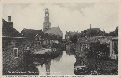 HINDELOOPEN - Gezicht vanaf Thomasbrug