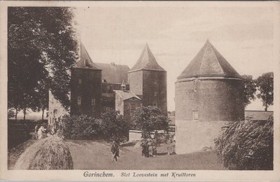 GORINCHEM - Slot Loevestein met Kruittoren