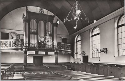 NIEUW LEKKERLAND - Orgel Ned. Herv. Kerk