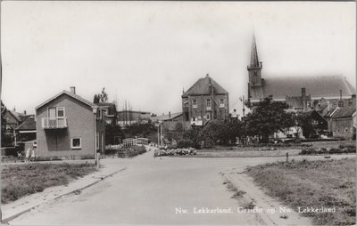 NW. LEKKERLAND - Gezicht op Nw. Lekkerland.