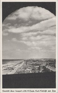 KATWIJK AAN ZEE - Gezicht door koepel v.d. Oude Kerk