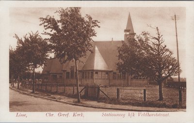 LISSE - Chr. Geref. Kerk, Stationsweg h/k Veldhorststraat