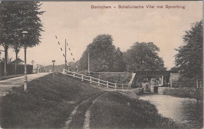 GORINCHEM - Schelluinsche Vliet met Spoorbrug
