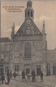 S HERTOGENBOSCH - Gevel van de voormalige St. Antoniuskapel