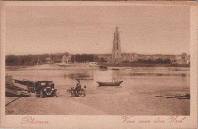 RHENEN - Veer over den IJsel