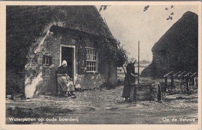 VELUWE - Waterputten op oude boerderij