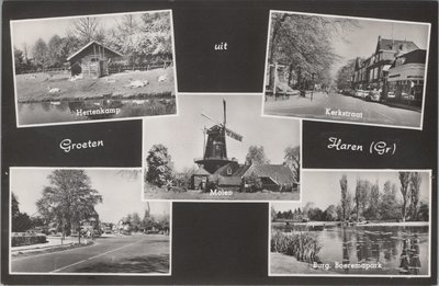 HAREN (GR) - Meerluik Groeten uit Haren (Gr)