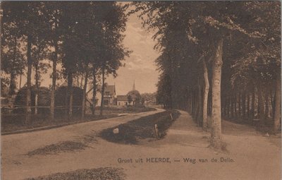 HEERDE - Groet uit Heerde, Weg van de Delle