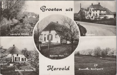 HERVELD - Meerluik Groeten uit Herveld