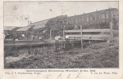 NIEUWERBRUG - Spoorwegongeluk Nieuwerbrug (Wiericker) 23 Dec. 1902