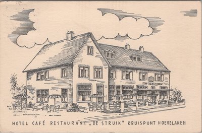 HOEVELAKEN - Hotel Café Restaurant De Struik Kruispunt Hoevelaken