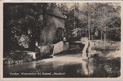 VORDEN - Watermolen bij Kasteel Hackfort