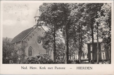 HIERDEN - Ned. Herv. Kerk met Pastorie