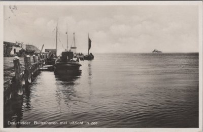 DEN HELDER - Buitenhaven met uitzicht in Zee