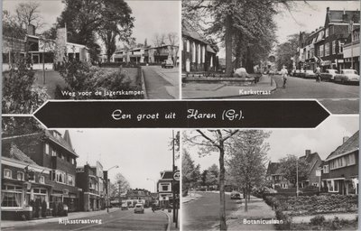 HAREN (GR.) - Meerluik Een groet uit Haren (Gr).