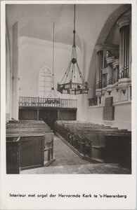 S HEERENBERG - Interieur der Hervormde Kerk te 's-Heerenberg