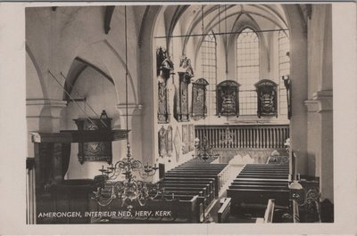 AMERONGEN - Interieur Ned. Herv. Kerk