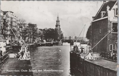 AMSTERDAM - Oude Schans met Montelbaanstoren