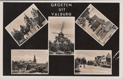 VALBURG - Meerluik Groeten uit Valburg
