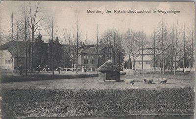 WAGENINGEN - Boerderij der Rijkslandbouwschool te Wageningen